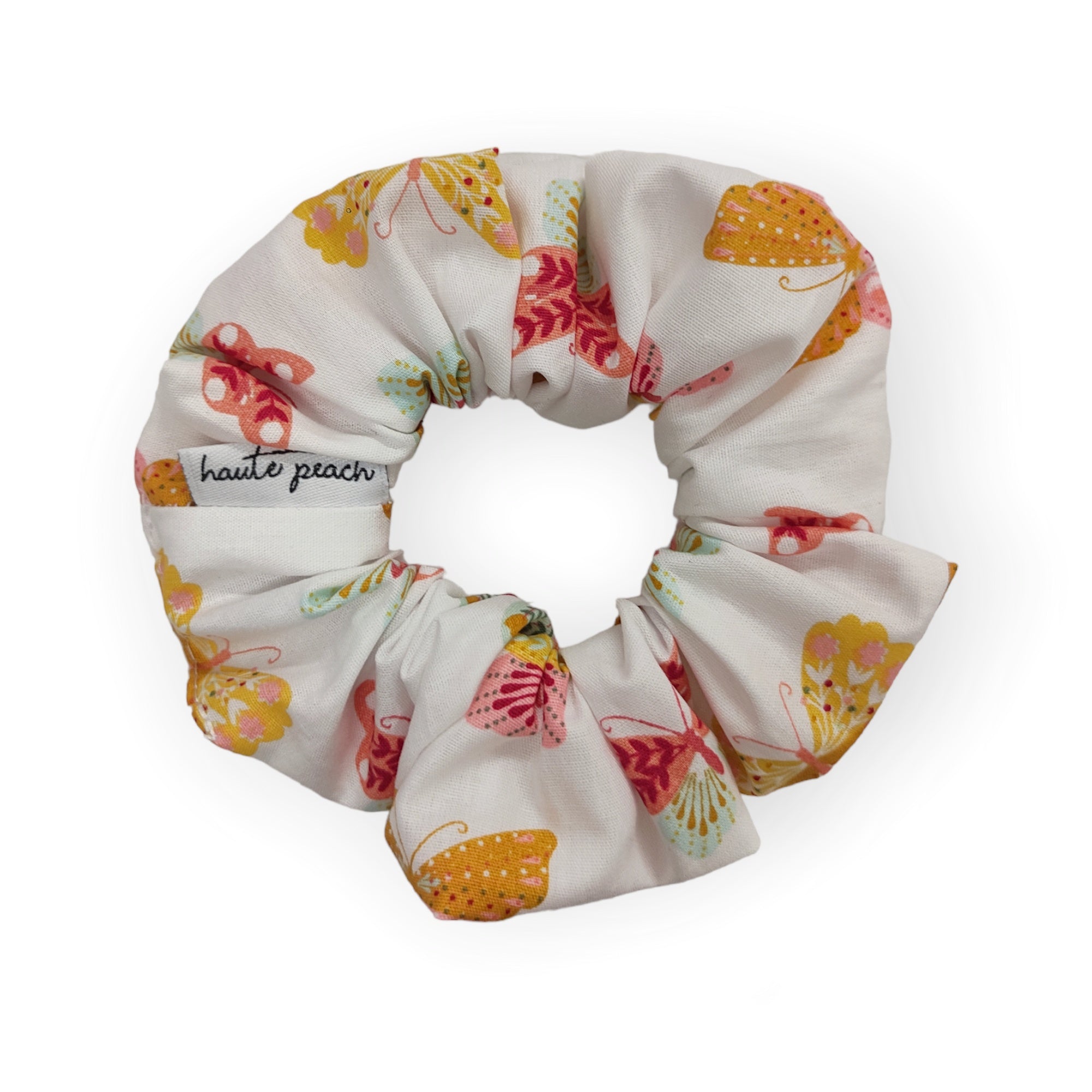 Scrunchie Πεταλούδες Haute Peach