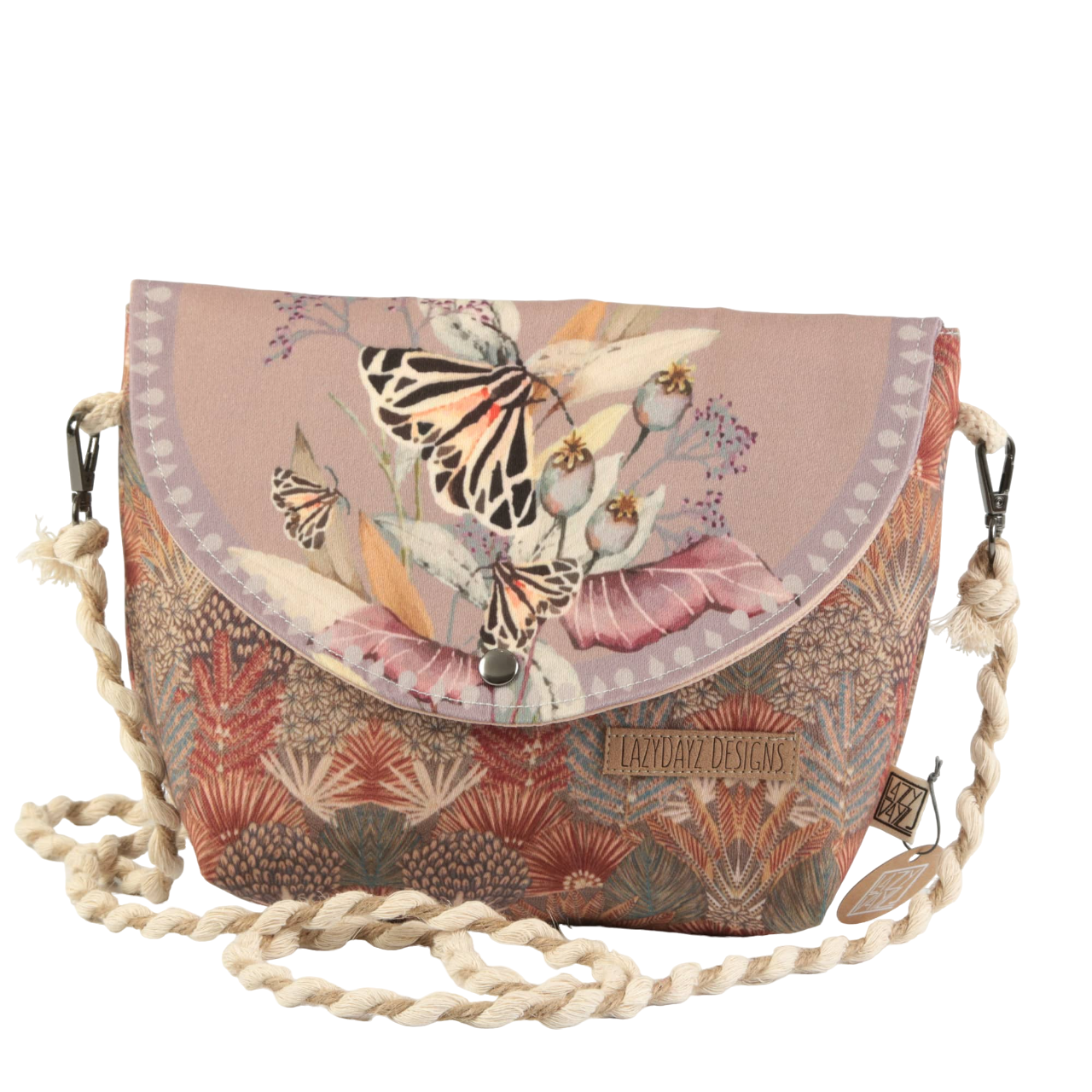 Τσάντα crossbag Agape Butterflies Lazydayz Designs