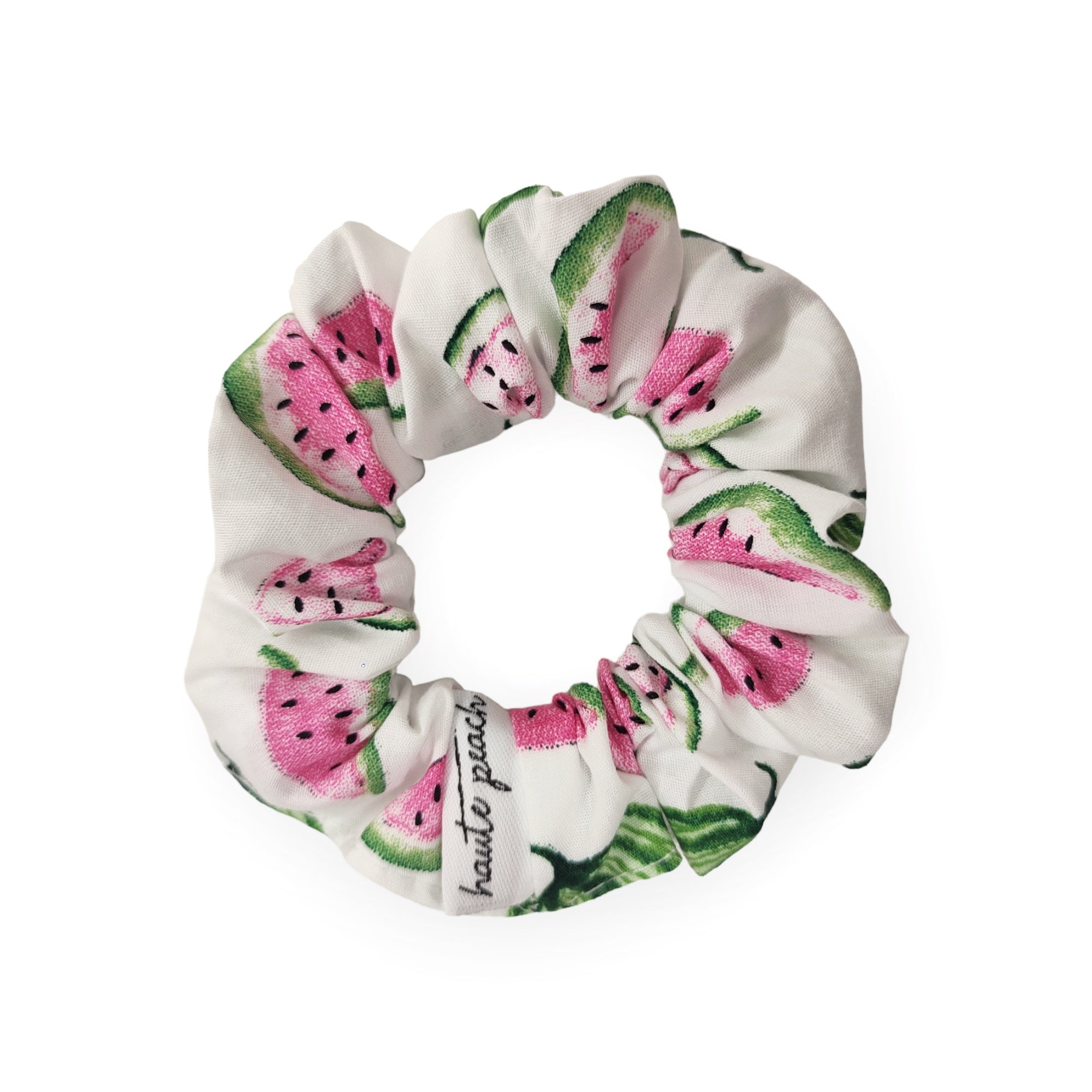 Watercolor Fruit Scrunchies Haute Peach